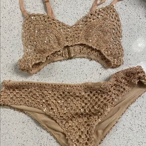 Beach Riot sparkle crochet bikini ✨